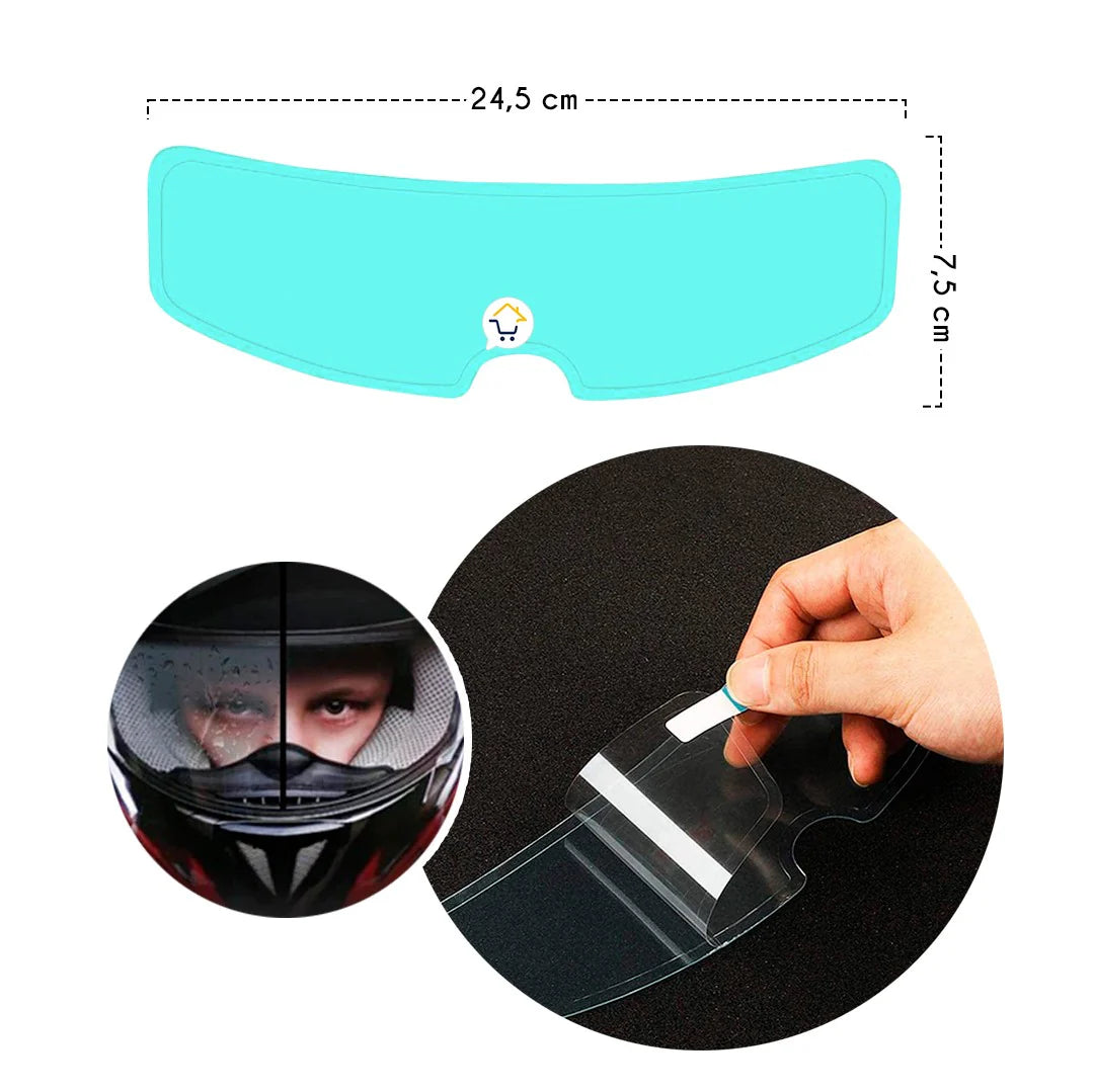 VISOR ANTI LLUVIA & ANTI EMPAÑANTE PARA CASCO