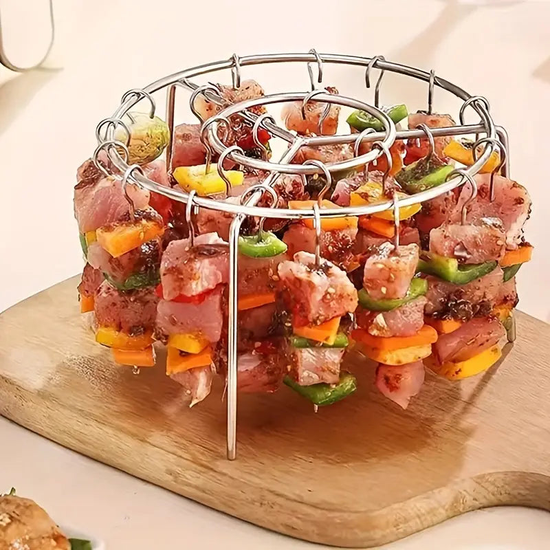 Parrilla Vertical para Freidora de Aire | Brochetas sin grasa