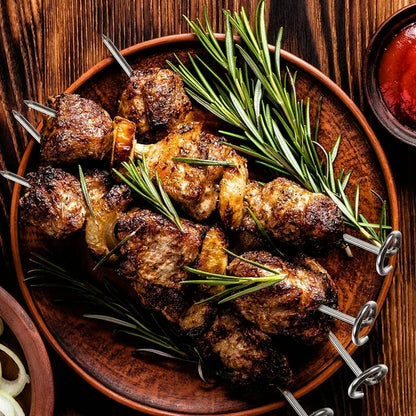 Cocción pareja y dorado uniforme en tus brochetas con tu Air Fryer