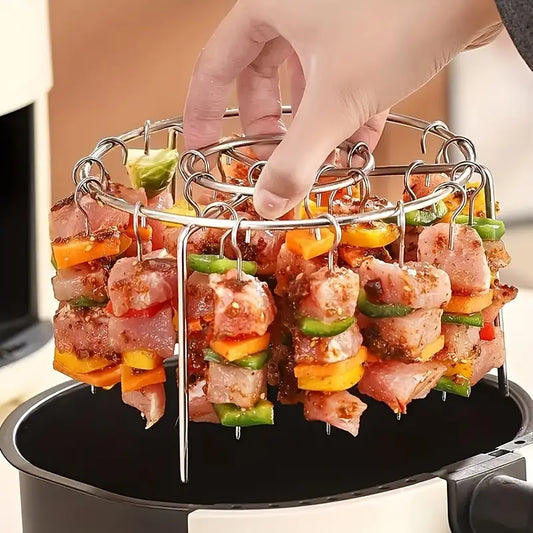 Parrilla Vertical para Freidora de Aire | Brochetas sin grasa