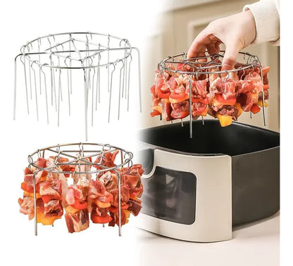 Cocción pareja y dorado uniforme en tus brochetas con tu Air Fryer