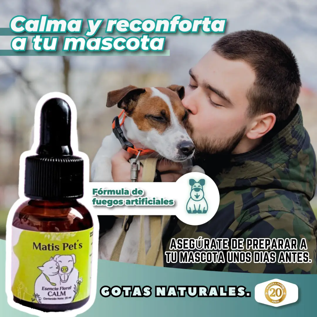Rescue Calm Mascotas - Gotas anti ansiedad