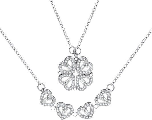 Collar Trébol de Corazón